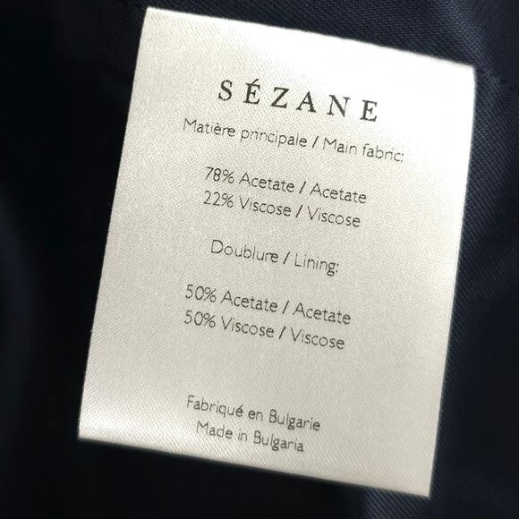 Sezane Sarina Blazer Professional Officewear Corporate Core EU 34/US 2 - Picture 9 of 13